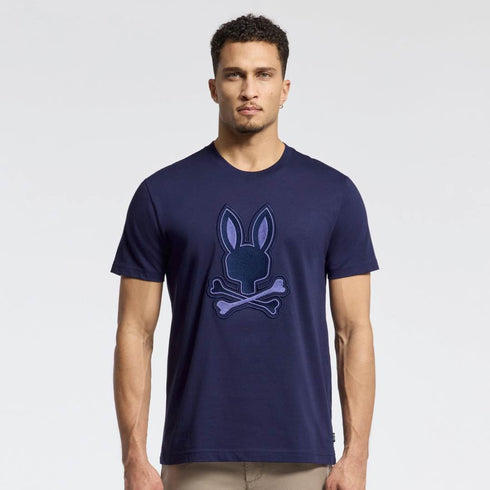 CAMISETA AZUL OSCURA NEW CASTLE PSYCHO BUNNY